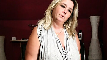 Big Titted Chubby Mama Getting Naughty - Mature.nl - Mature.nl video