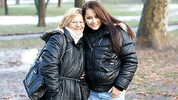 Old And Young Lesbians Frederica And Rashinda Go Naughty - Mature.nl - Mature.nl video