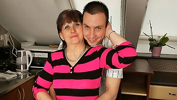 Horny Mature Housewife Fucks And Sucks Her Toyboy - Mature.nl - Mature.nl video