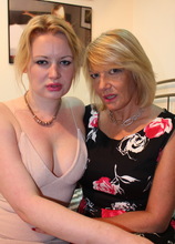 Horny British Housewife Having Fun With A Lesbian Younger Girl